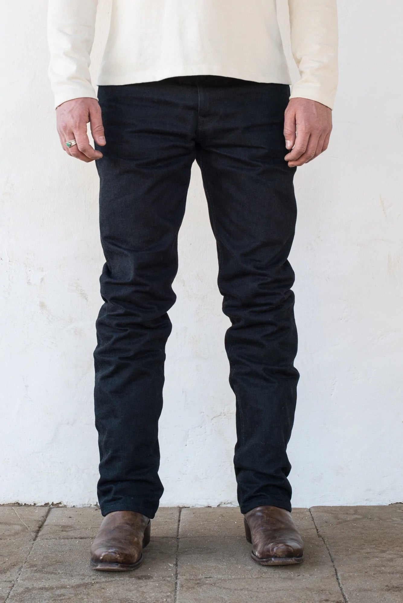 Wilkes Western | 14.25oz Black Grey Denim