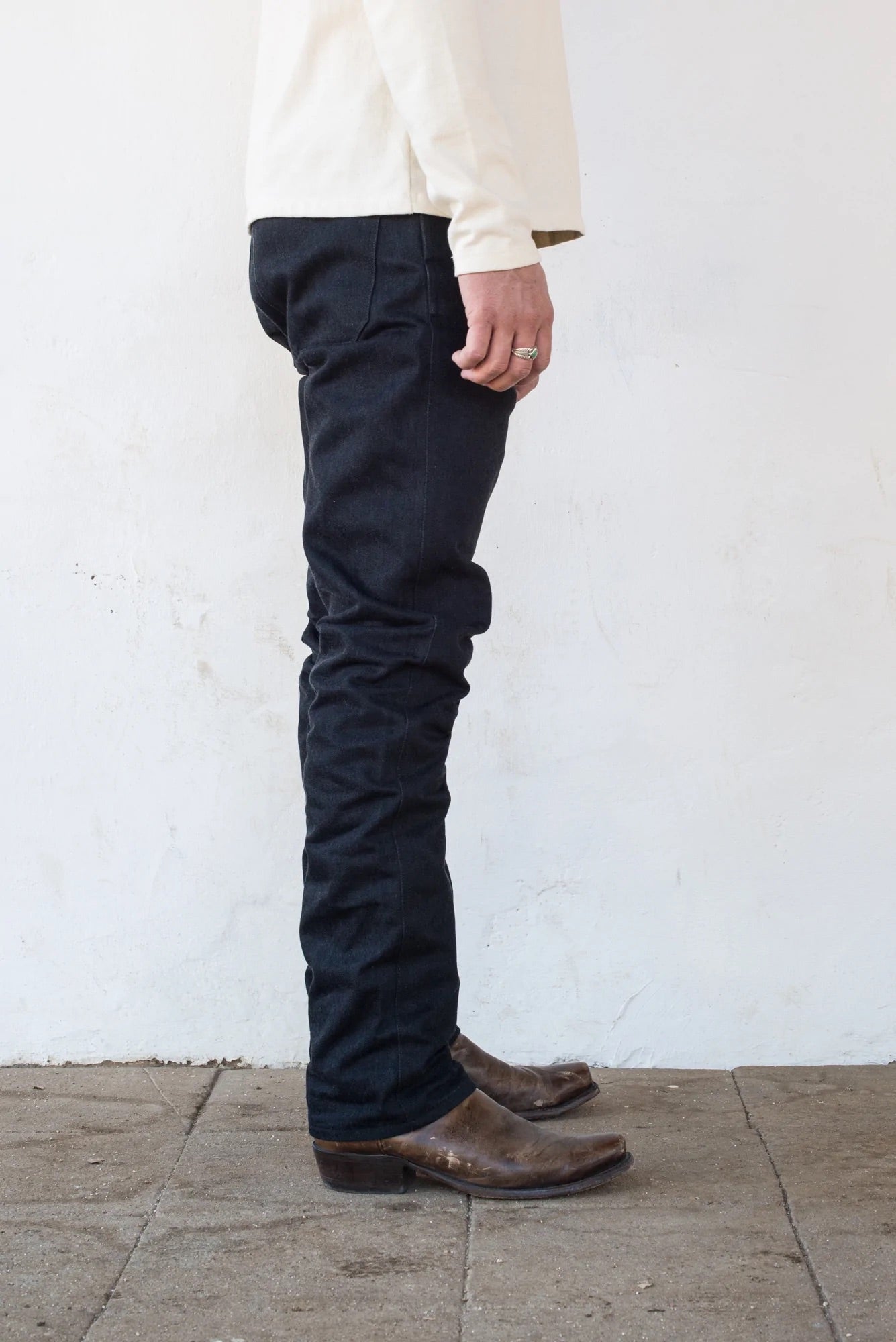 Wilkes Western | 14.25oz Black Grey Denim