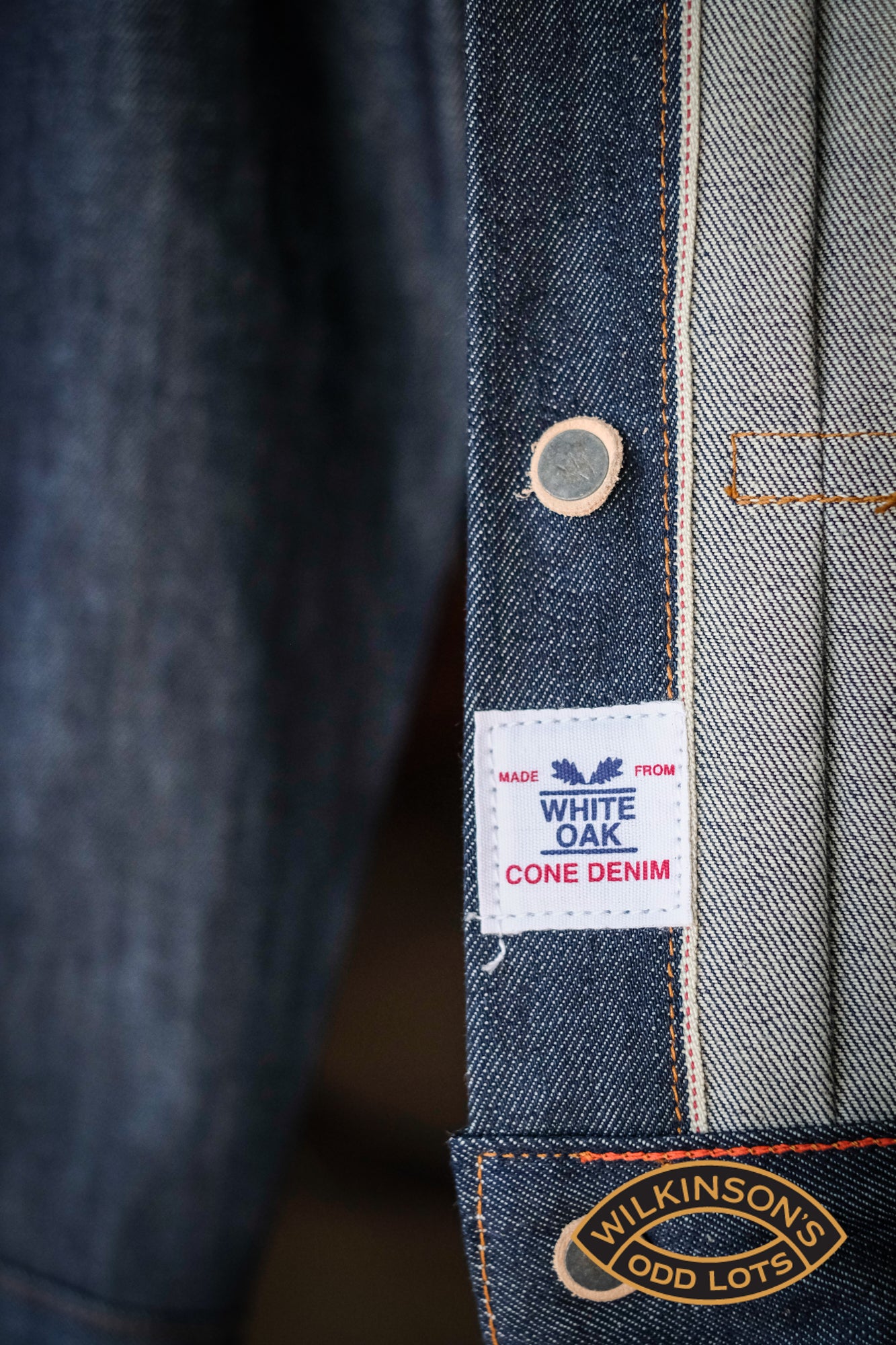 T1 Jacket Silver Dime Buttons | Medium Slim | 1968 Cone Mills Denim