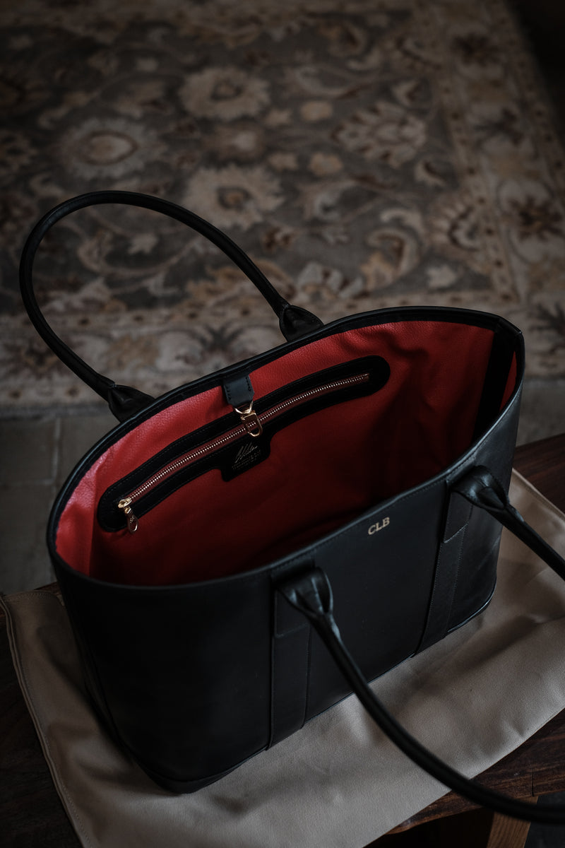 Blake Shoulder Bag | Bordeaux European Calfskin Leather