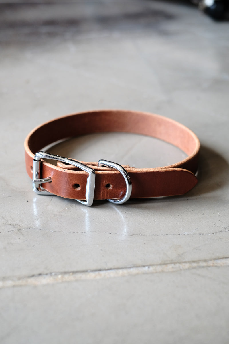 Dog Collar (Tan Bridle Leather)